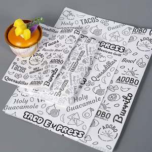 Papel de Silicona Antiadherente para Envolver Sándwiches, Cuadrado, con Impresión de Logotipo Personalizable, para Hamburguesas, Pizza, Pan y Comida para Llevar - Product Image 6