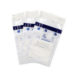 Kantong Plastik Segel Void Pengaman Bukti Rusak untuk Pemeriksaan Pemerintah, Kantong Pengemasan Keamanan, Kantong Bukti Tunai - Product Image 2