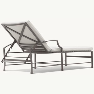 Chaise longue d'extérieur moderne en <span class=keywords><strong>métal</strong></span> <span class=keywords><strong>noir</strong></span> pour patio, <span class=keywords><strong>jardin</strong></span>, plage, hôtels, villas, cour – Mobilier <span class=keywords><strong>de</strong></span> <span class=keywords><strong>jardin</strong></span> en aluminium - Product Image 6