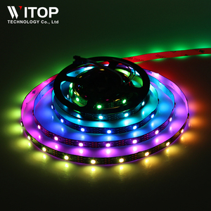 Pixel Dải WS2812 SMD5050 ma thuật màu <span class=keywords><strong>DC</strong></span> <span class=keywords><strong>5V</strong></span> được xây dựng trong điện áp thấp 30leds/mét lập trình <span class=keywords><strong>LED</strong></span> <span class=keywords><strong>Strip</strong></span> - Product Image 6