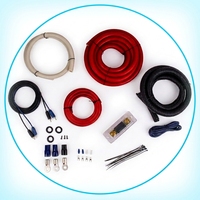 Kit de câblage OFC de qualité supérieure 0 Gauge pour amplificateurs et caissons de basses, câble audio personnalisé avec logo, sans interférences, pour la vente