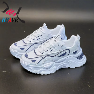 Zapatillas Deportivas Casuales Transpirables de Plataforma Gruesa para Mujer, Estilo Urbano, Versátiles, para Jóvenes y Adultas - Product Image 5