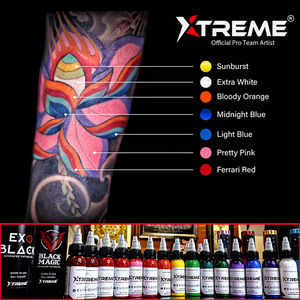 Tinta de Pigmento Profesional para Tatuajes de 1oz 30ml, Suministro de Color Permanente para Arte Corporal y Belleza - Product Image 6