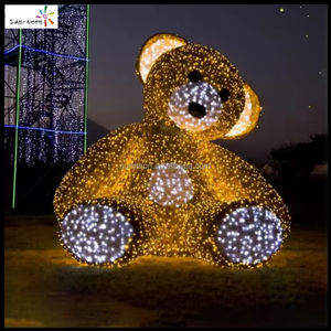 Luces navideñas para exteriores, impermeables, con diseño de oso LED, para bodas, San Valentín, Año Nuevo, Diwali - Product Image 3