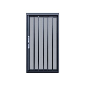 Nhôm phẳng lưới chống muỗi cửa màn hình cực kỳ hẹp vô hình gấp cửa trượt chống trộm Tính năng liễu lông tơ - Product Image 1