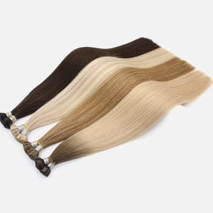 ผมเรีมีจากรัสเซียปลายต่อ K-TIP แบบคู่ปลายแบนมีเคราตินดิบคุณภาพสูงสีอ่อน - Product Image 2