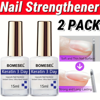 Huile réparatrice pour ongles à la kératine BOMESEL, hydratante, éclaircissante, produit professionnel pour le soin des ongles, fortifiant, sans TPO ni HEMA, vernis gel.
