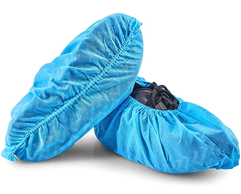 High Quality Disposable PE Shoe Covers Anti-Dust Overshoes Foot Covers Cleanroom Consumable Anti Slip Protective Shoe Cover