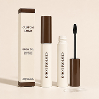 Gel à sourcils naturel à base de minéraux, vegan, sans cruauté, lisse, waterproof, longue tenue, pour le coiffage et l'amélioration des sourcils, marque privée OEM
