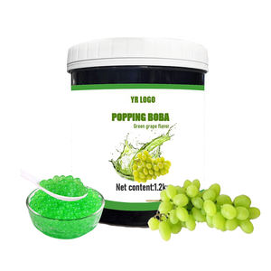 Perles de boba de raisin vert avancées pour la production de bubble tea, garniture pour bubble tea, emballage en sachet, fournisseurs en gros fiables, perles de boba - Product Image 4