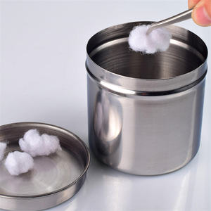 ราคาขายส่ง ฝาปิดกระปุกสแตนเลสแบบใช้แล้วทิ้ง กันน้ำ สำหรับฆ่าเชื้อ ฟองน้ำ สำลี ผ้าพันแผล ถังเก็บ - Product Image 2