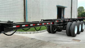 AT- <strong>20</strong> <strong>ft</strong> to 40 <strong>ft</strong> Extendable Sliding Skeletal Container Chassis Skeleton Semi <strong>Trailer</strong> - Product Image 5