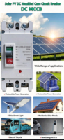 Interruttore Automatico DC MCCB Fotovoltaico Solare 1P 2P, Interruttore Aria 100A 125A 160A 200A 250A, MCCB DC 550V 1P DC 250A