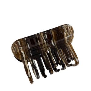 BELLY WORLD Pinza para el <span class=keywords><strong>pelo</strong></span> personalizable, estilo francés, elegante, de dientes largos, de acetato, hecha a mano, para cola de caballo, tipo garra de tiburón, sencilla, novedad - Product Image 5