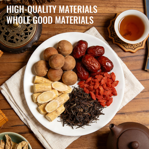 Thé aux herbes chinoises mélangées de qualité supérieure en sachets, favorisant la vitalité générale, améliorant l'état de santé secondaire, tonifiant <span class=keywords><strong>le</strong></span> Qi et <span class=keywords><strong>le</strong></span> <span class=keywords><strong>sang</strong></span>, et protecteur. - Product Image 3