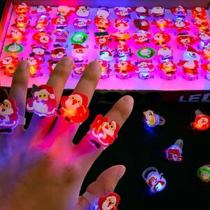 LED lampu kilat Halloween lampu jari labu hantu kepala gelang kalung untuk Natal dekorasi pesta Thanksgiving - Product Image 4