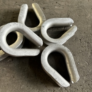 Precio de fábrica Cuerda de alambre de alta calidad Manga de dedal Anillo triangular Anillo de corazón de pollo Cuerda de <span class=keywords><strong>Capel</strong></span> y conector de cable - Product Image 4
