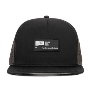 TCAP China 5 Panel Custom <b>Waterproof</b> Laser Cut Drilled Hole Perforated <b>Hat</b> - Product Image 5