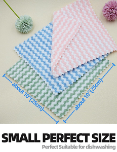 Wholesale <b>Absorbent</b> Coral Fleece Microfiber Kitchen Dish <b>Cloths</b> Reusable <b>Cloth</b> Towels - Product Image 3