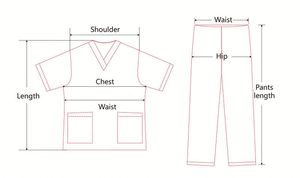 Natural Stretch Premium Hospital Uniform Premium Anti-Wrinkle Soft Fabric Medical <b>Scrub</b> <b>Sets</b> - Product Image 6