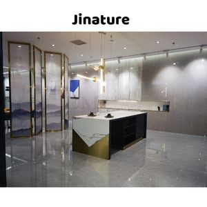 <span class=keywords><strong>Piastrelle</strong></span> in Porcellana di Grandi Dimensioni, Effetto Marmo Moderno, Pietra Sinterizzata Lucida <span class=keywords><strong>per</strong></span> <span class=keywords><strong>Bagno</strong></span> e Pavimentazione Esterna - Product Image 5