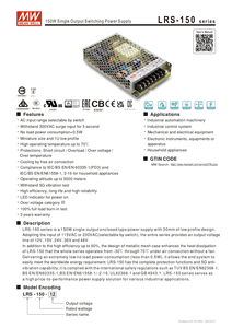 LRS-150-24 - 24V 6.5A 156W Meanwell SMPS พลังงานโลหะ - Product Image 6