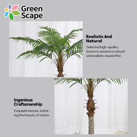 Palmier artificiel hautement réaliste, plante Cycas, arbre décoratif en pot pour la décoration intérieure de studio, hall d'entrée et maison