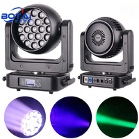 BOTAI Polyvalent 19x25W Hybrid LED Wash Light RGBW Émetteur 7 °-55 ° Zoom 12/21CH DMX Écran LCD pour DJ & Live Events/Exhibitions