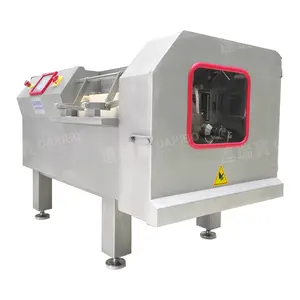 Endüstriyel sığır meme domuz küp makinesi dondurulmuş et doğrama makinesi elektrikli endüstriyel sığır Dicer/ticari pişmiş et zar