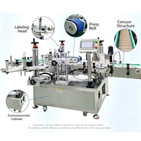 Machine d'étiquetage automatique double coin pour boîtes en carton – Étiqueteuse à angle droit pour surfaces planes