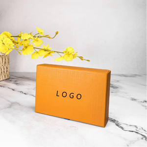 Tùy chỉnh Thời trang <span class=keywords><strong>Orange</strong></span> hộp đồ trang sức phổ Set nhẫn trường hợp Vòng Cổ Vòng tay trang sức hiển thị bao bì hộp quà tặng với túi giấy - Product Image 4