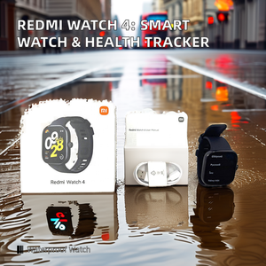 Đồng hồ Xiaomi Redmi 4 1.97 chính hãng \ "Màn hình AMOLED cuộc gọi điện thoại phân tích nhịp tim giấc ngủ cao su IOS khung giữa bằng kim loại - Product Image 6