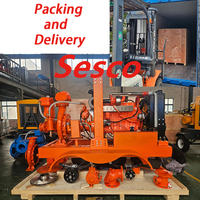 Pompe centrifuge auto-amorçante à haute pression pour drainage minier de 8 et 6 pouces, entraînée par un moteur diesel