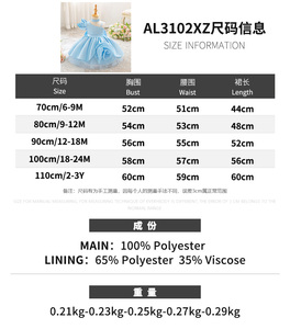 MQATZ ODM Vestito Estivo per Bambine con Design Floreale, Abito da Festa di Compleanno per <span class=keywords><strong>Bambina</strong></span> di 1 Anno AL3102XZ - Product Image 6