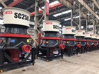 Zhengzhou Usine approvisionnement concasseur de roche SC concasseur à cône réglage hydraulique automatique monocylindre concasseur à cône grande capacité