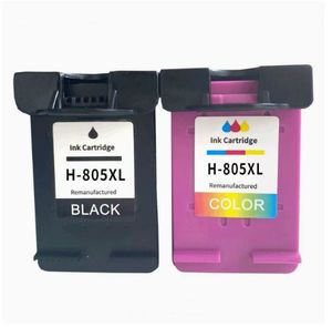 Cartucho de Tinta de Color 805XL Remanufacturado Premium, Compatible con las Impresoras Deskjet 2720, <span class=keywords><strong>2722</strong></span>, 2723, 2330, 1212, 1210, 2332, 2729 - Product Image 1