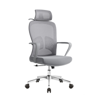 Chaise de salle de contrôle ergonomique pivotante et roulante avec assise épaisse et rembourrée pour une assise confortable toute la journée