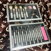 YM Factory Kit de Pinceaux de Maquillage Professionnels Strass Scintillants Bling, Personnalisé, Vente en Gros, Marque Privée