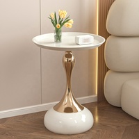 Pieds de table basse et d'appoint ronds dorés modernes pour fabricants de tables basses de petite taille