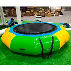 Trampoline aquatique gonflable <span class=keywords><strong>de</strong></span> qualité commerciale, <span class=keywords><strong>station</strong></span> <span class=keywords><strong>de</strong></span> rebond flottante multi-personnes pour piscine <span class=keywords><strong>de</strong></span> jardin, fête au lac - Product Image 6