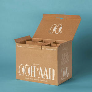 Оптовые натуральные коричневые картонные папки из гофрированного картона с двойными стенками, 5 слоев, прочные, для переезда, хранения и разделения пространства внутри шкафа - Product Image 1