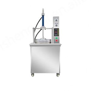 Machine à faire des crêpes, des chapatis, des rotis et des tortillas multifonctionnelle en acier inoxydable avec moteur 220V et presse à pâte pneumatique - Product Image 2