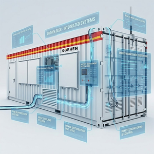 Contenedor de Almacenamiento de Energía Solar y Eólica, BESS, EMS, PDU, Sistema de Climatización, Sistema Contra Incendios, Equipo de Monitoreo Remoto en la Nube - Product Image 2