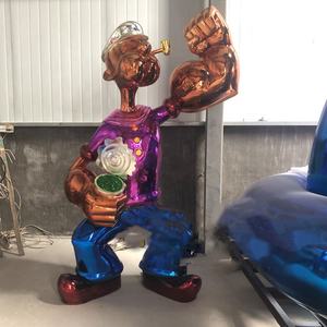 Usine Personnalisée <span class=keywords><strong>Pas</strong></span> <span class=keywords><strong>Cher</strong></span> Conception Résine Bureau Décoration <span class=keywords><strong>Pop</strong></span> Art Statue Sculpture - Product Image 3