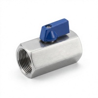 Carp Journey 304/316 Stainless Steel Manual Mini Ball Valves OEM DN15 PN63 Medium Pressure Flanged Thread NPT for Water Oil Gas