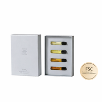 Boîte cadeau d'aromathérapie haut de gamme avec tiroir coulissant, fournisseur d'emballages de parfum, boîte cadeau rigide personnalisée, usine d'emballages haut de gamme