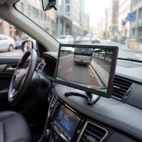 Layar Monitor Mobil Kecil 10 Inci Sudut Pandang Penuh Resolusi FHD 1080P untuk Monitor CCTV Dalam Ruangan