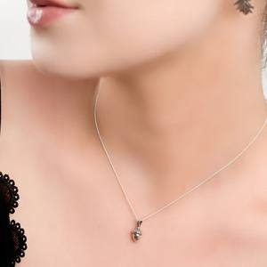 Collar de bellota Collar con colgante de roble 316l Acero inoxidable Pvd 18K Joyería plateada Pino Ardilla Serie Collar - Product Image 6