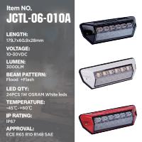Projecteur LED 36W IP69K en aluminium moulé sous pression, lumière d'avertissement de recul pour voitures