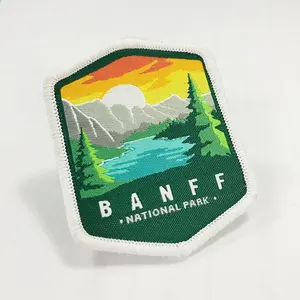 Creative Patch For Landscape Photos Is Applicable To Outdoor Products Clothing Hats Scenic Souvenirs DIY Patches